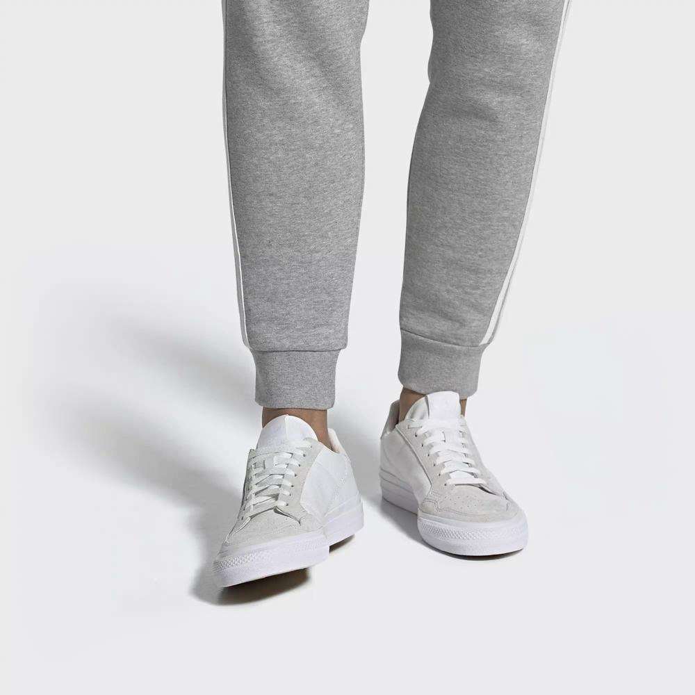 Adidas Continental Vulc Tenis Blancos Para Mujer (MX-61342)